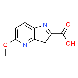 ChemSpider 2D Image | 5-methoxy-1,3-dihydropyrrolo[3,2-b]pyridine-2-carboxylic acid | C9H9N2O3