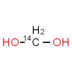 ChemSpider 2D Image | (~14~C)Methanediol | 14CH4O2