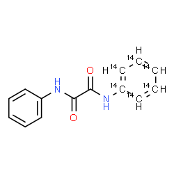 ChemSpider 2D Image | N-Phenyl-N'-(~14~C_6_)phenylethanediamide | C814C6H12N2O2