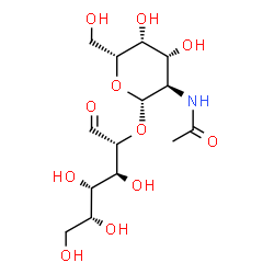 ChemSpider 2D Image | 2-O-(2-Acetamido-2-deoxy-beta-D-galactopyranosyl)-D-galactose | C14H25NO11