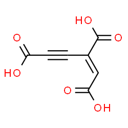 ChemSpider 2D Image | (1E)-1-Buten-3-yne-1,2,4-tricarboxylic acid | C7H4O6