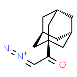 ChemSpider 2D Image | 1-[(3s,5s,7s)-Adamantan-1-yl]-2-diazoethanone | C12H16N2O