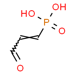 ChemSpider 2D Image | [(1E)-3-Oxo-1-propen-1-yl]phosphonic acid | C3H5O4P