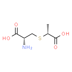 ChemSpider 2D Image | S-[(1R)-1-Carboxyethyl]-L-cysteine | C6H11NO4S