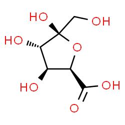 ChemSpider 2D Image | beta-D-xylo-Hex-5-ulofuranosonic acid | C6H10O7
