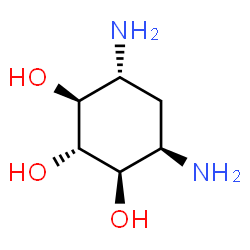 ChemSpider 2D Image | (1R,2R,3S,4R,6R)-4,6-Diamino-1,2,3-cyclohexanetriol | C6H14N2O3