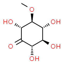 ChemSpider 2D Image | (2S,3R,4R,5S,6R)-2,3,4,6-Tetrahydroxy-5-methoxycyclohexanone | C7H12O6