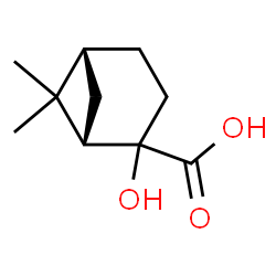 ChemSpider 2D Image | (1S,5R)-2-Hydroxy-6,6-dimethylbicyclo[3.1.1]heptane-2-carboxylic acid | C10H16O3