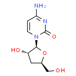 ChemSpider 2D Image | 4-Amino-1-(3-deoxy-beta-L-erythro-pentofuranosyl)-2(1H)-pyrimidinone | C9H13N3O4