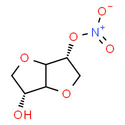 ChemSpider 2D Image | 1,4:3,6-Dianhydro-2-O-nitro-D-threo-hexitol | C6H9NO6