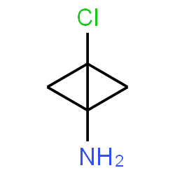 ChemSpider 2D Image | 3-Chlorobicyclo[1.1.0]butan-1-amine | C4H6ClN