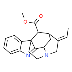 ChemSpider 2D Image | Methyl (19E)-akuammilan-17-oate | C20H22N2O2