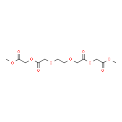 ChemSpider 2D Image | Dimethyl 4,11-dioxo-3,6,9,12-tetraoxatetradecane-1,14-dioate | C12H18O10