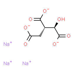 ChemSpider 2D Image | Trisodium 3-carboxylato-2,3-dideoxy-L-threo-pentarate | C6H5Na3O7