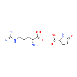 ChemSpider 2D Image | 5-Oxoproline - D-arginine (1:1) | C11H21N5O5