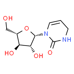 ChemSpider 2D Image | 1-(beta-L-Arabinofuranosyl)-3,4-dihydro-2(1H)-pyrimidinone | C9H14N2O5