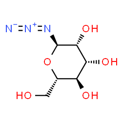 ChemSpider 2D Image | (2R,3R,4R,5R,6S)-2-Azido-6-(hydroxymethyl)tetrahydro-2H-pyran-3,4,5-triol (non-preferred name) | C6H11N3O5
