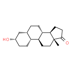 ChemSpider 2D Image | (3beta,5alpha,8alpha,9beta,10alpha,13alpha,14beta)-3-Hydroxyestran-17-one | C18H28O2
