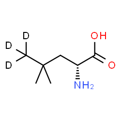 ChemSpider 2D Image | 4-Methyl-D-(5,5,5-~2~H_3_)leucine | C7H12D3NO2