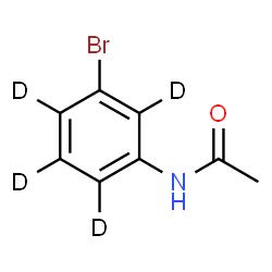 ChemSpider 2D Image | N-[3-Bromo(~2~H_4_)phenyl]acetamide | C8H4D4BrNO