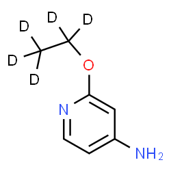 ChemSpider 2D Image | 2-[(~2~H_5_)Ethyloxy]-4-pyridinamine | C7H5D5N2O