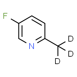 ChemSpider 2D Image | 5-Fluoro-2-(~2~H_3_)methylpyridine | C6H3D3FN