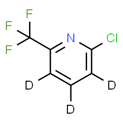 ChemSpider 2D Image | 2-Chloro-6-(trifluoromethyl)(~2~H_3_)pyridine | C6D3ClF3N