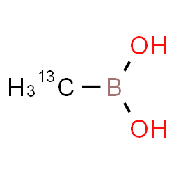 ChemSpider 2D Image | (~13~C)Methylboronic acid | 13CH5BO2