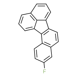 ChemSpider 2D Image | 10-Fluorobenzo[j]fluoranthene | C20H11F