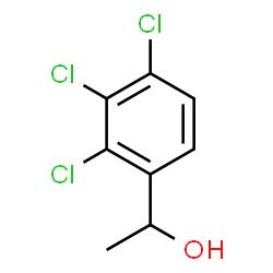 ChemSpider 2D Image | 1-(2,3,4-Trichlorophenyl)ethanol | C8H7Cl3O