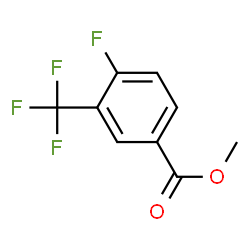 ChemSpider 2D Image | Methyl 4-fluoro-3-(trifluoromethyl)benzoate | C9H6F4O2