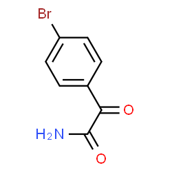 ChemSpider 2D Image | 2-(4-Bromophenyl)-2-oxoacetamide | C8H6BrNO2