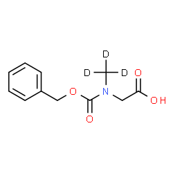 ChemSpider 2D Image | N-[(Benzyloxy)carbonyl]-N-(~2~H_3_)methylglycine | C11H10D3NO4