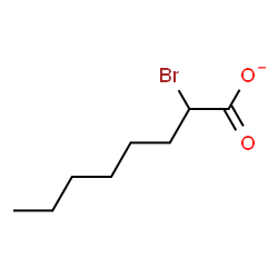 ChemSpider 2D Image | 2-Bromooctanoate | C8H14BrO2