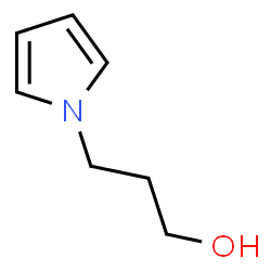 ChemSpider 2D Image | 1-(3-Hydroxypropyl)pyrrole | C7H11NO