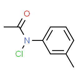ChemSpider 2D Image | N-Chloro-N-(3-methylphenyl)acetamide | C9H10ClNO