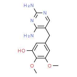 ChemSpider 2D Image | 3-Demethyltrimethoprim | C13H16N4O3