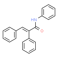 ChemSpider 2D Image | N,2,3-triphenyl-2-propenamide | C21H17NO