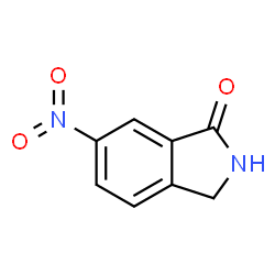 ChemSpider 2D Image | 6-Nitro-1-isoindolinone | C8H6N2O3