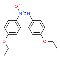 ChemSpider 2D Image | 1-Ethoxy-4-[(E)-(4-ethoxyphenyl)-NNO-azoxy]benzene | C16H18N2O3