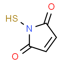 ChemSpider 2D Image | 1-Sulfanyl-1H-pyrrole-2,5-dione | C4H3NO2S