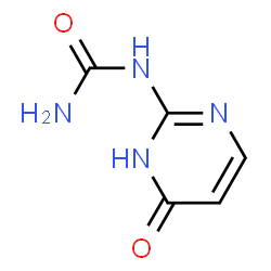 ChemSpider 2D Image | 2-ureido-4(3H)-pyrimidinone | C5H6N4O2