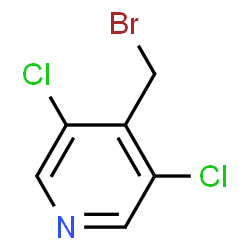 ChemSpider 2D Image | 4-(Bromomethyl)-3,5-dichloropyridine | C6H4BrCl2N