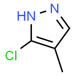 ChemSpider 2D Image | 3-Chloro-4-methyl-1H-pyrazole | C4H5ClN2