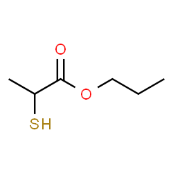 ChemSpider 2D Image | PROPYL2-MERCAPTOPROPIONATE | C6H12O2S