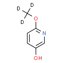 ChemSpider 2D Image | 6-[(~2~H_3_)Methyloxy]-3-pyridinol | C6H4D3NO2