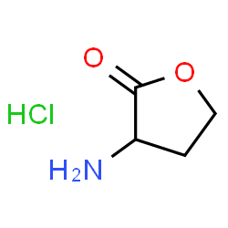 ChemSpider 2D Image | 3-aminooxolan-2-one hydrochloride | C4H8ClNO2