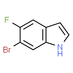 ChemSpider 2D Image | 6-Bromo-5-fluoroindole | C8H5BrFN