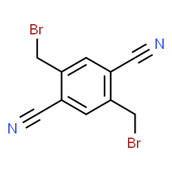 ChemSpider 2D Image | 2,5-Bis(bromomethyl)terephthalonitrile | C10H6Br2N2