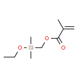 ChemSpider 2D Image | (Methacryloxymethyl)dimethylethoxysilane | C9H18O3Si